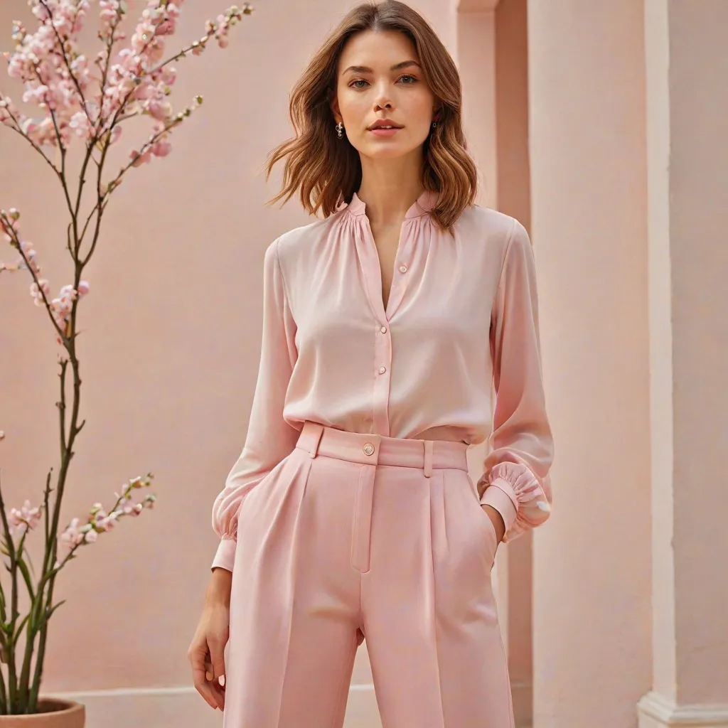 Jak dobrać bluzkę do różowych spodni?